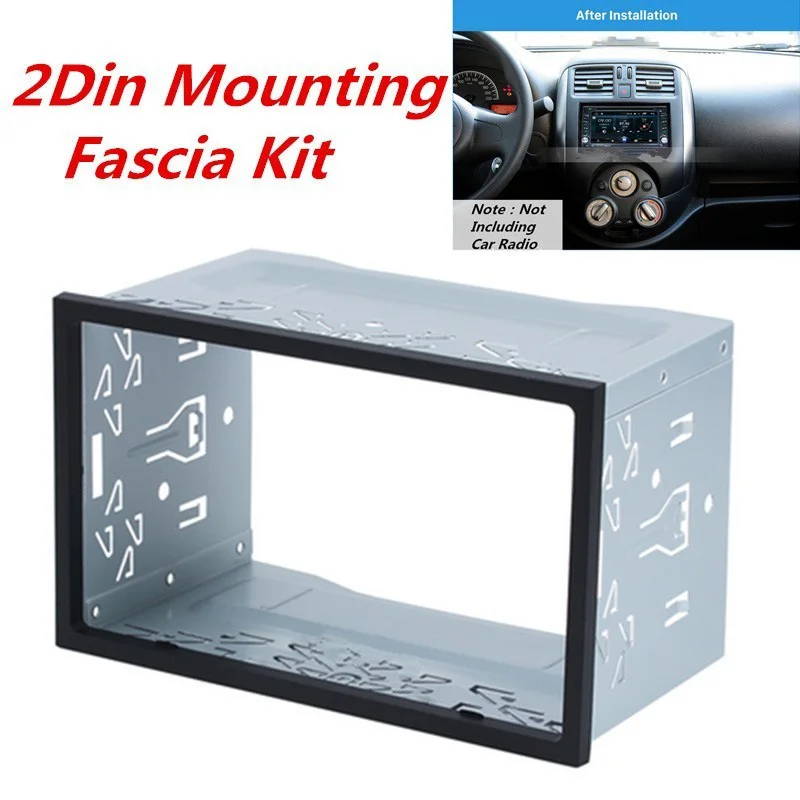 Radio samochodowe Stereo Audio Refitting ISO Universal Double 2 DIN Installation Metal Cage Fascia dla VW Series Jetta Golf Bora Polo — zdjęcie 5