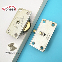 Furniture Sliding Door Wheel Roller Runner Wardrobe Cabinet Bearing Top Bottom Pulley Wheel Metal Wading Door
