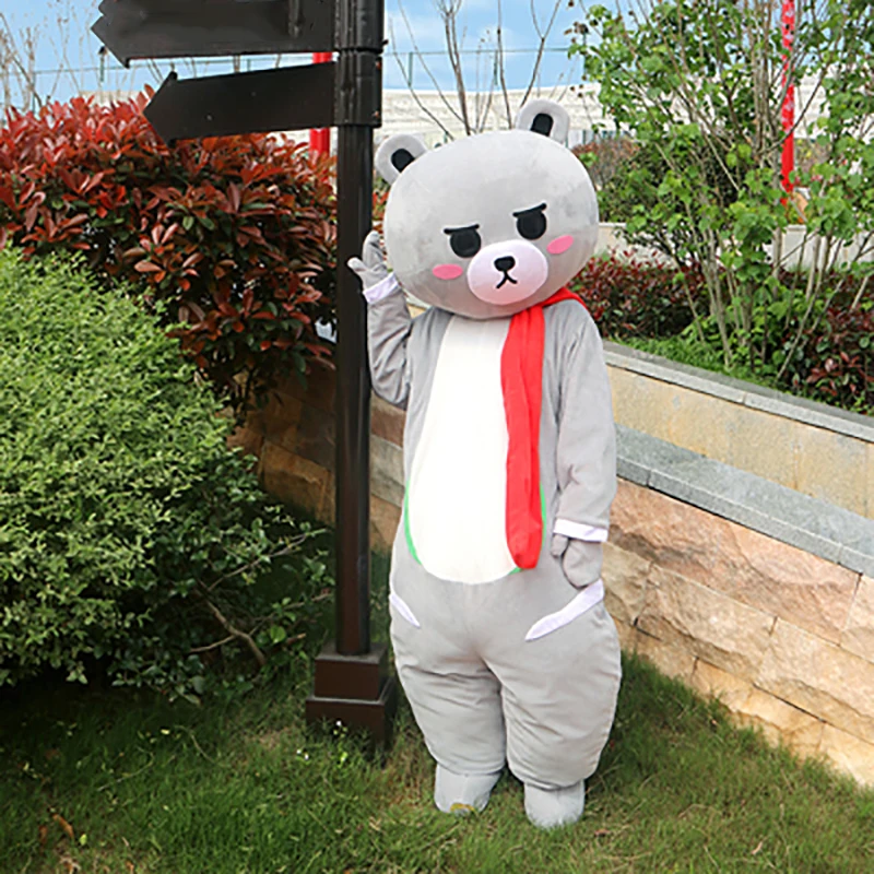 Mới Phổ Biến Gấu Rilakkuma Linh Vật Trang Phục Cosplay Động Vật Búp Bê Sinh Nhật Tặng Gấu Bông Trang Phục