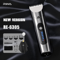 AIKIN Riwa Professional Hair Clipper Washable Steel Blade Barber Electric Hair Trimmer With LED  Rechargeable Trimmer For Men