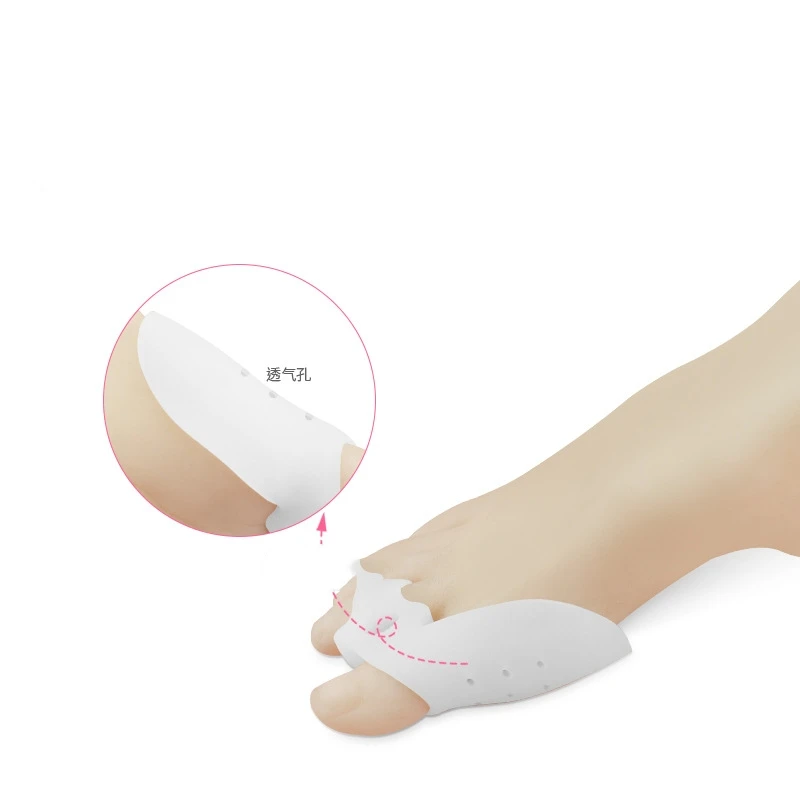 Hallux Valgus Orthosis Toe Separator Hallux Valgus Orthosis Big Toe Bone Orthosis Toe Silicone Sleeve Hallux Valgus Corrector