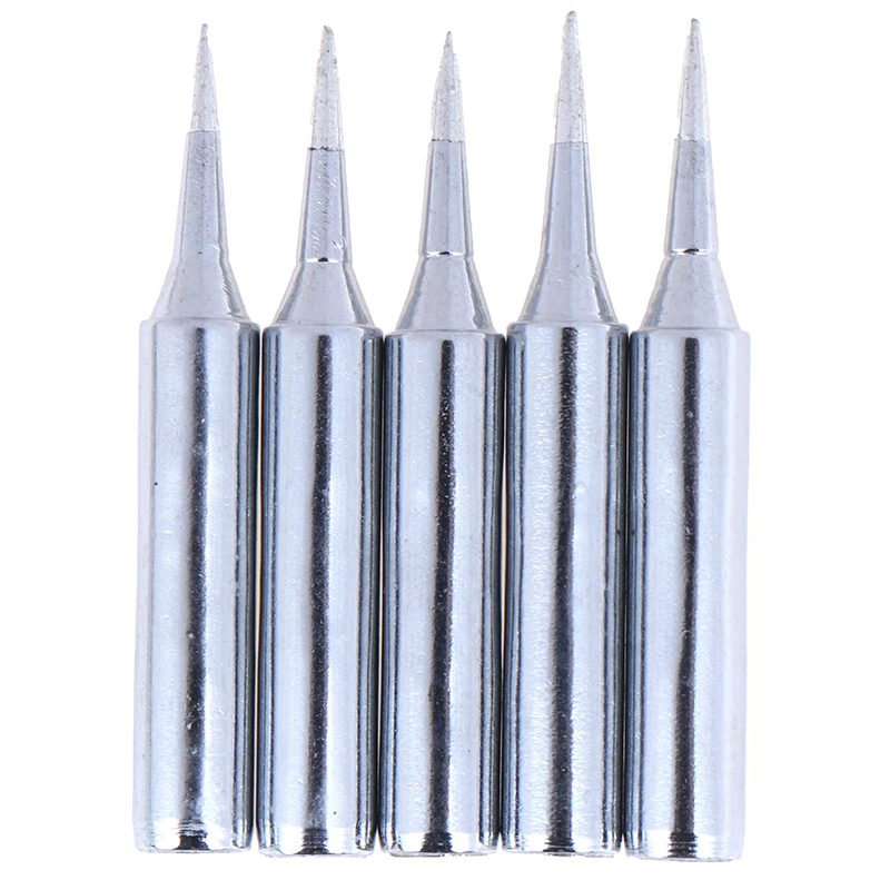 5 Pieces DIY 900m-T-I Welding Tool Lead-Free Solder Iron Head Tips Replacement Soldering Bit Welding Tool For Rework