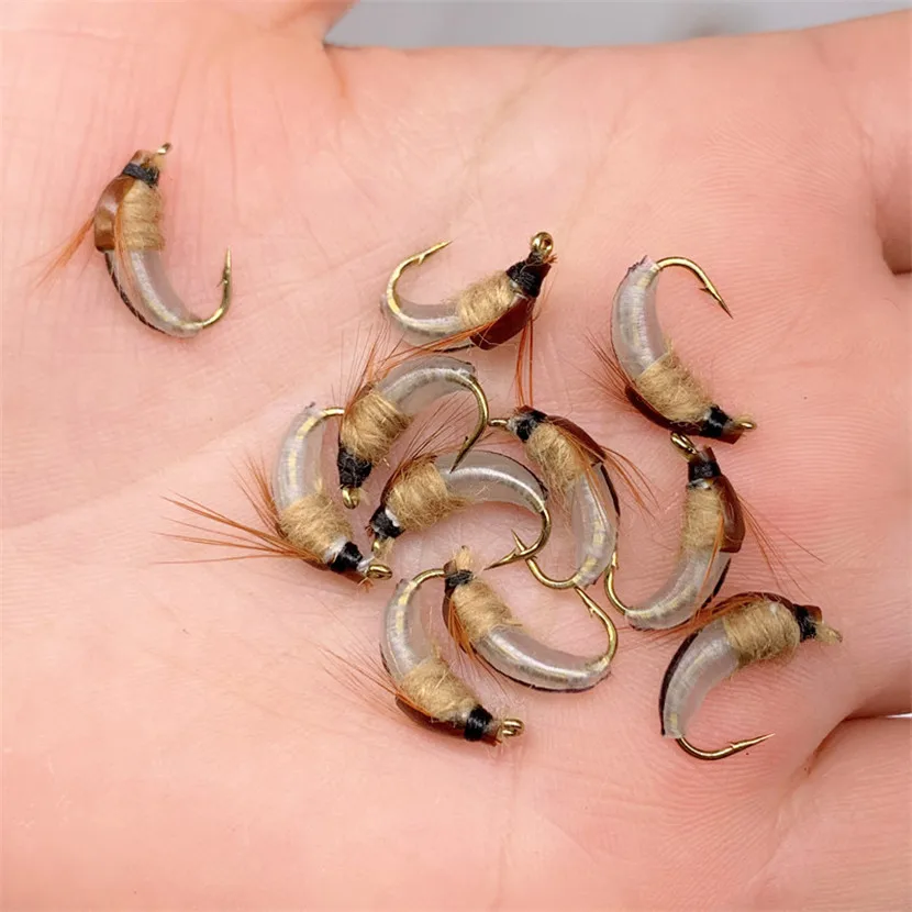Moscas Scud realistas para trucha – ninfa serpentina - imagen 5