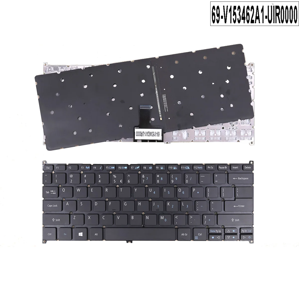 new For Acer aspire R14 R5-471T R5-431T R7-372T Keyboard US Backlit