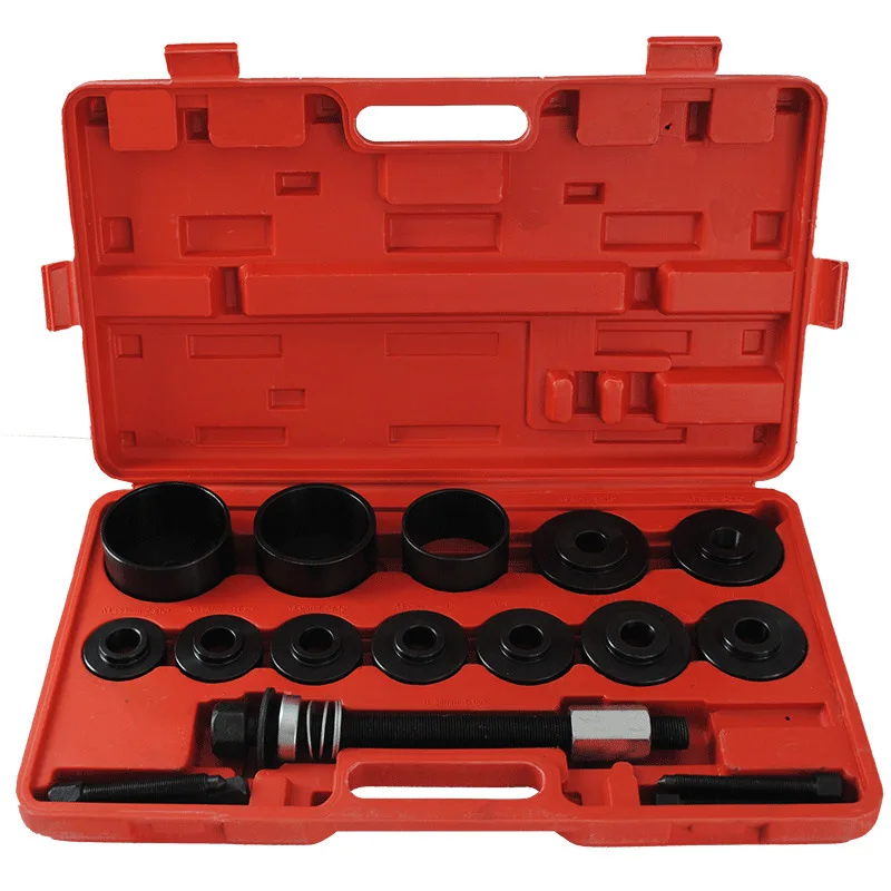 19Pcs Bearing Removal Tools Set Front Wheel Bearing Disassembly and Assembly Tools Kit Automotive Workshop Repair Tool