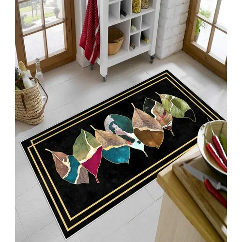 West Home Digital Printed Washable Non-Slip Base Kitchen Rug