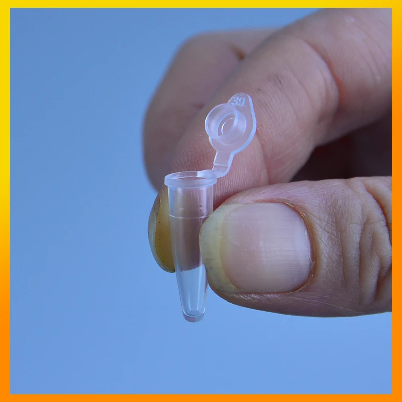 Micro 0,2 Ml Zentrifuge Rohr 50 stücke Test Rohre Transparente Kunststoff Rohr Container Wissenschaft Labor Test Zubehör Deckel