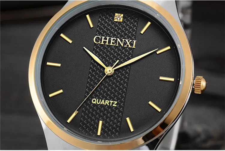 CHENXI – montre de Couple pour hommes et femmes, étanche, Simple, décontractée, Quartz Ultra-mince, cadeau pour dames