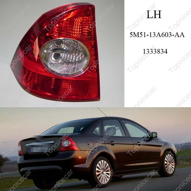 

New OEM Left Side Tail Light lamp Taillight For Ford Focus 2005-2009 Sedan