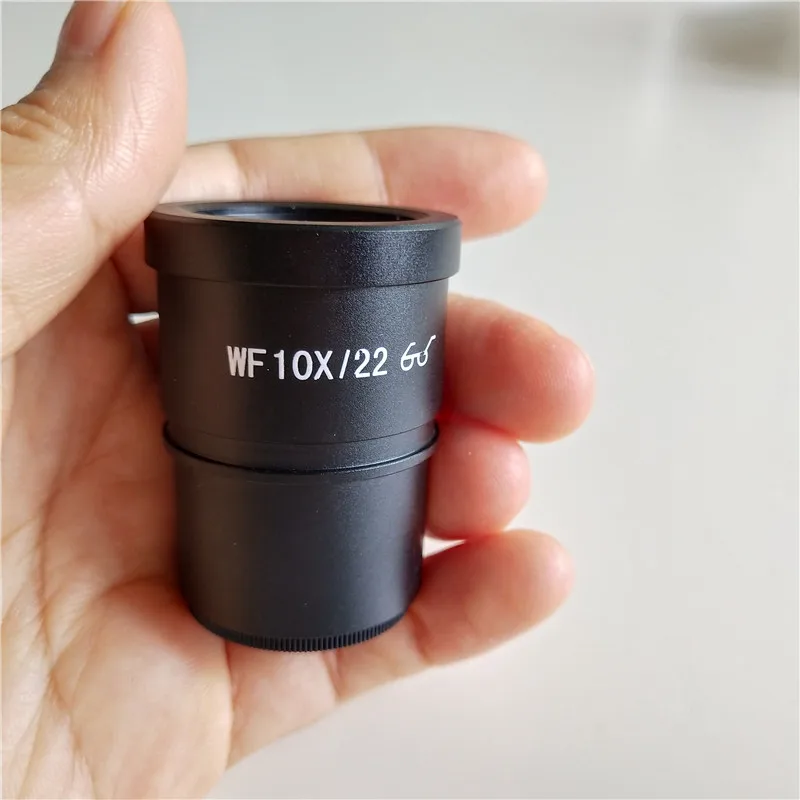 WF10X 22mm High Eyepoint Eyepiece for Zoom Stereo Microscope with Mounting Size 30mm 30.5mm and Micrometer Reading Scale