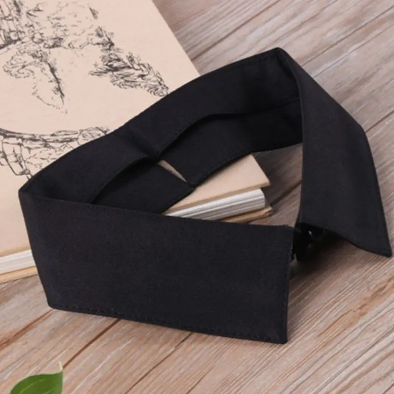 Classic Classic Black/White Collar Shirt Fake Collar Tie Vintage Detachable Collar False Collar Lapel Blouse Top Women/Men