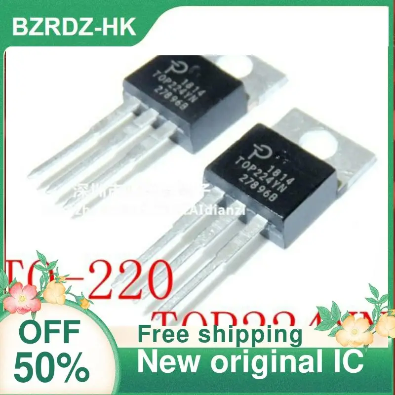 10PCS  TOP224YN TO-220 POWER  TOP224 New original IC