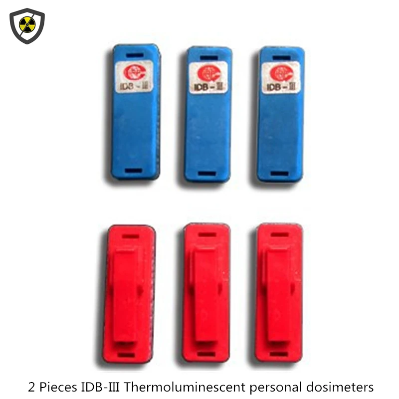 2 pezzi IDB-III thermoluminescent dosimeters tubo di Vetro a prova di Umidità radioattivo alle radiazioni dosimetro Cumulativo