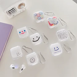 Smile Soft Clear Silicone Earphone Shell For Mini Pro 4 TWS For Air Pro 4 5 Earphone Case For For Mini Pro 5 TWS Capa Fundas