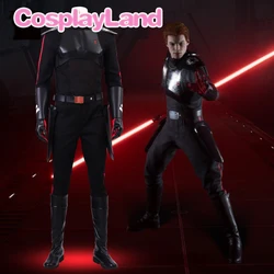 Jedi  Fallen Order Cal Kestis Cosplay Costume Uniform Suit Halloween Carnival Costume Custom Made Men Outfit Top Pants