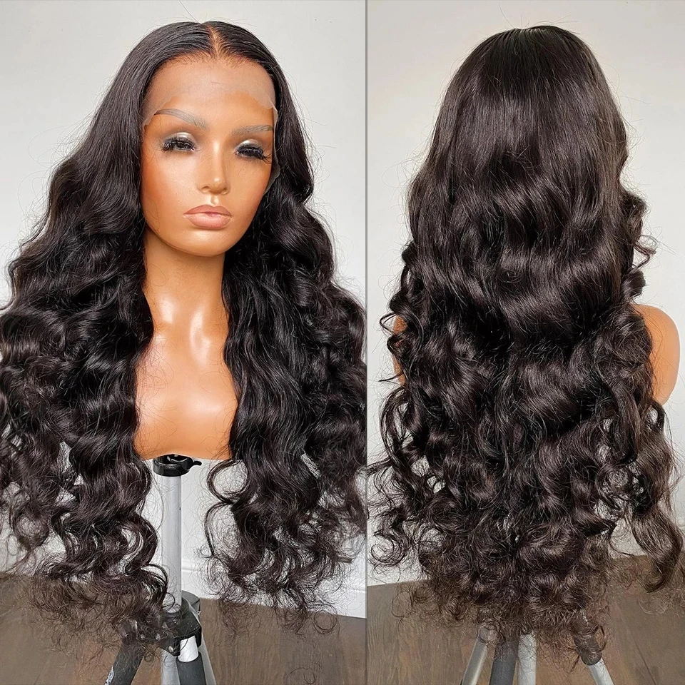 200% Density 13x4 Body Wave Lace Front Wig Human Hair Wigs For Women Choice 13x6 Brazilian Deep Wave Wigs cheap on sale