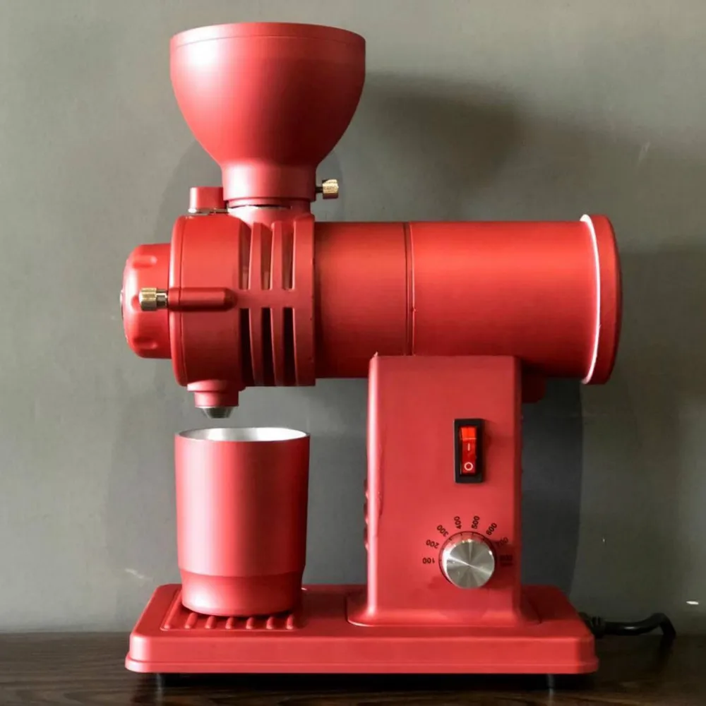 110V-220V جديد القهوة الكهربائية طاحونة شبح الأسنان شقة عجلة لدغ طحن potu 10 سرعة التحول سمك 200W 8 سرعات