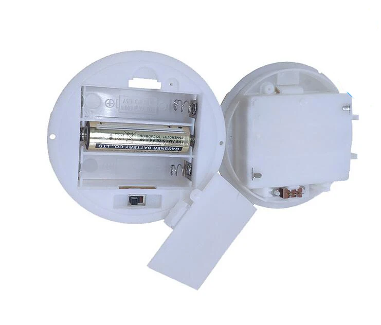 30pcs/lot 3 AA 4.5V Battery Holder Storage Box Case with ON&OFF Switch Cover 3 x AA White Round Batteries Base Socket Organizer
