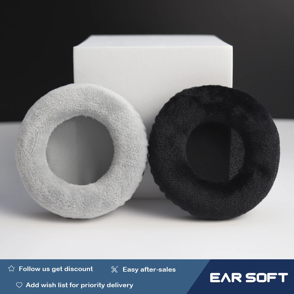 

Earsoft Replacement Cushions for Philips SBC-HP840 Headphones Cushion Velvet Ear Pads Headset Cover Earmuff Sleeve