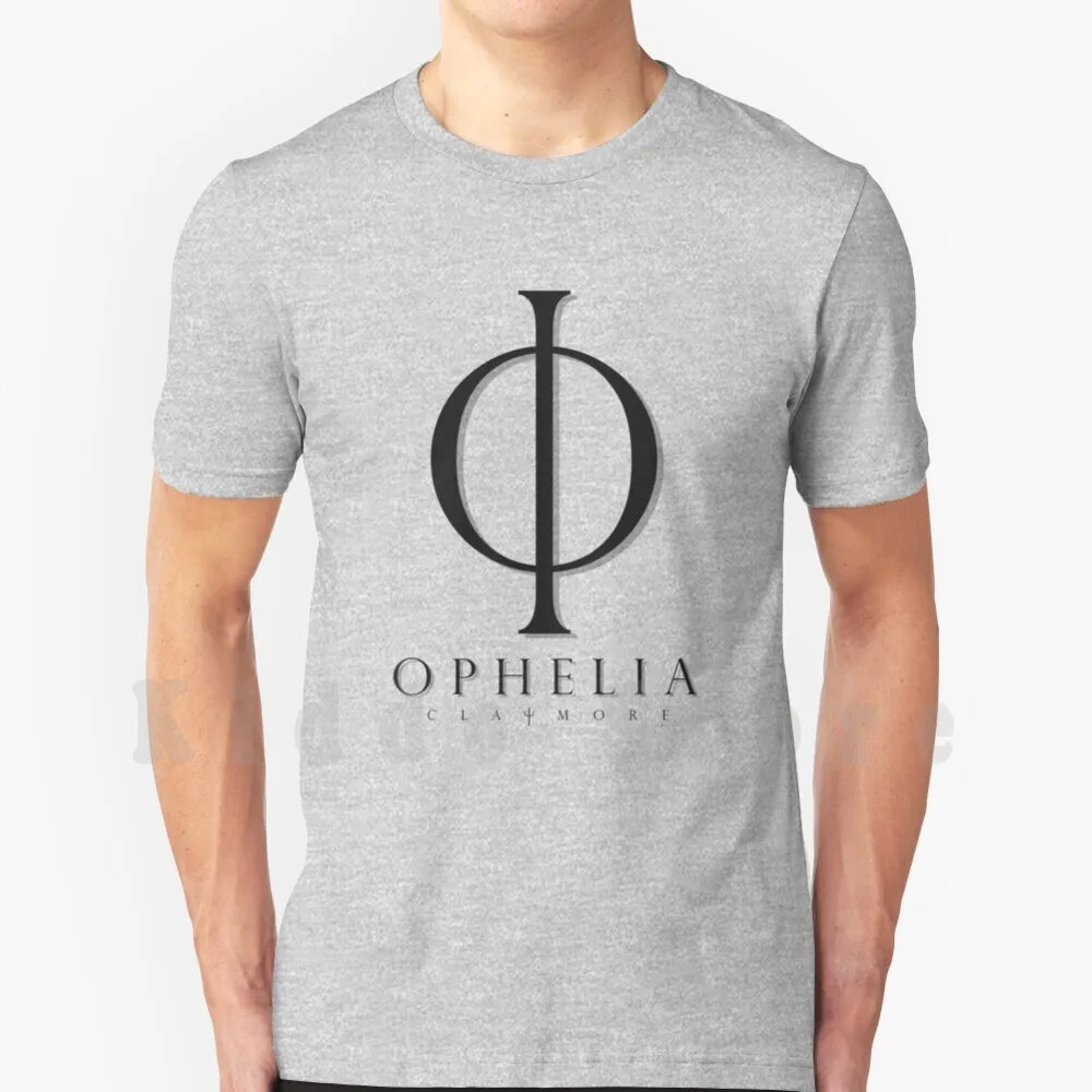 Claymore-Ophelia 1 T Shirt / Phone Case / More T Shirt Cotton Men DIY Print Cool Tee Claymore Ophelia Claymore Ophelia Symbol