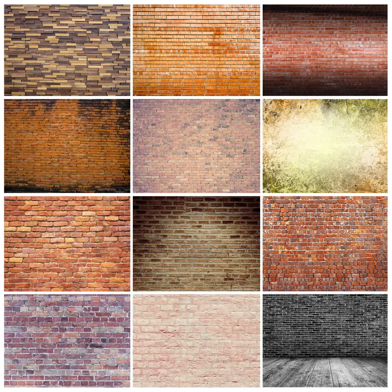 ZHISUXI Vintage Brick Wall Backdrop Vinyl Photography Backdrops Photographic Background For Photo Studio Props 210327CAZ-02