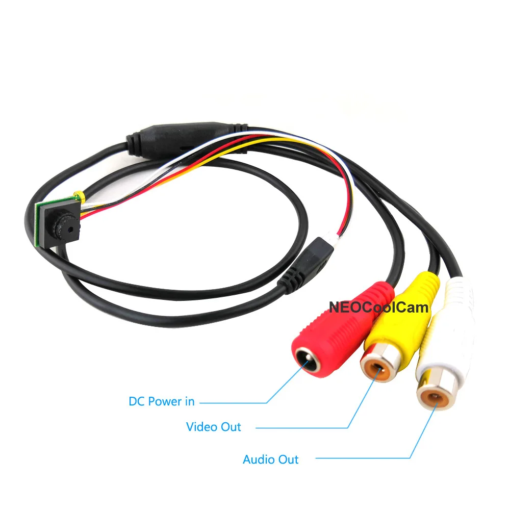 CVBS Mini kamera analogowa Super mały kolorowy aparat AV 800TVL CMOS CCTV Cam