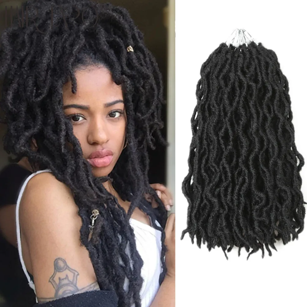 12inch Goddess Faux Locs Crochet Hair Synthetic Crochet Braids Omber Braiding Hair Extension For Black Women Hair Expo City