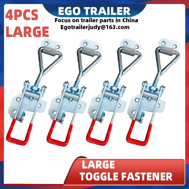 Egotrailer 4Pc Over Centre Latches Large Trailer Toggle Overcentre Latch Fastener