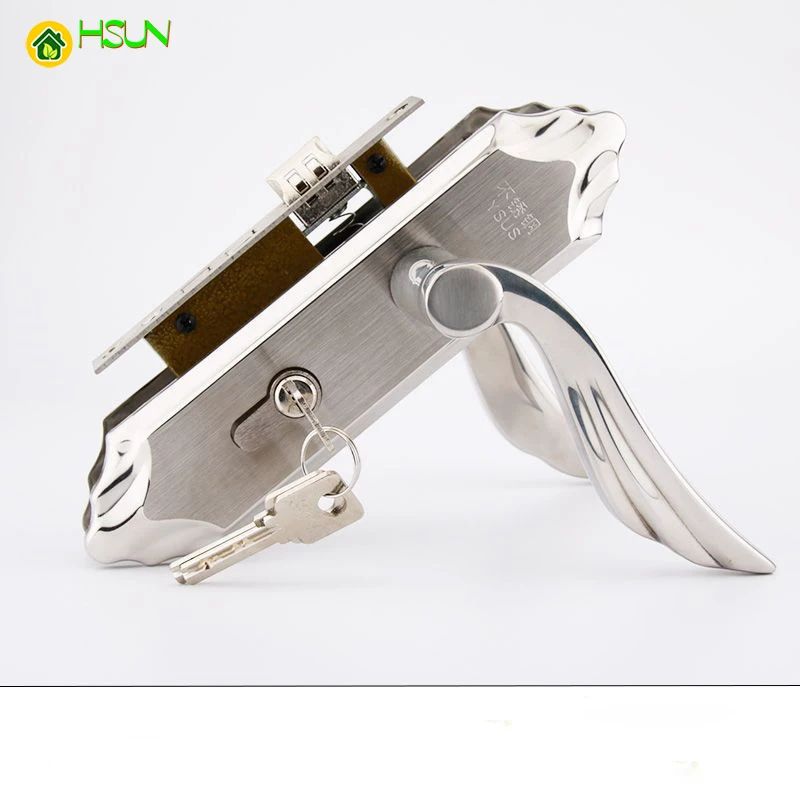 

Hardware lock Stainless steel Wire drawing Excellent indoor locks Door lock Small 50 Double bearing European