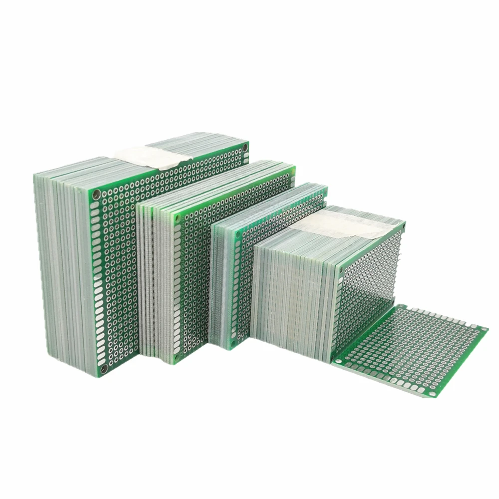 3pcs 8x12cm Double Side Copper Prototype PCB 8*12cm Universal Printed Circuit Board Fiberglass Plate For  Soldering Board image 2