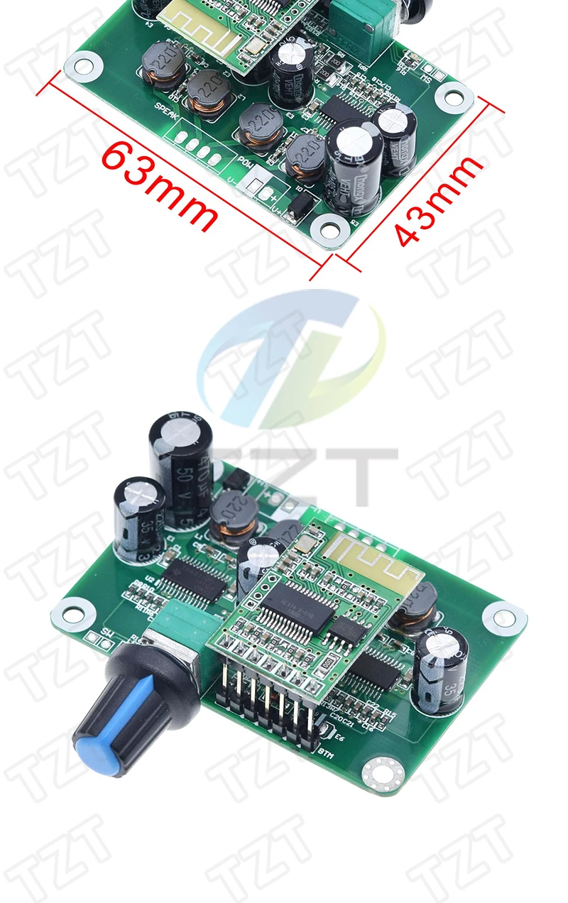 Bluetooth 4.2 TPA3110 15 W/30 W X 2 Dual Channel Digital Stereo audio power verstärker bord modul auto Für USB tragbare speake – Detail 7