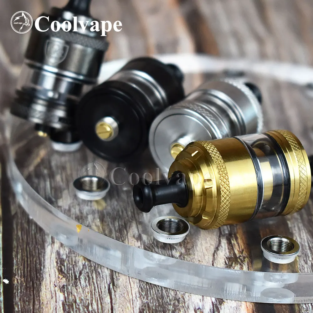 Coolvape-atomizador de cigarrillo electrónico Berserker V2 MTL RTA, 24mm, 3ml, bobina única, tanque RTA, flujo de aire inferior, vs taifun 4