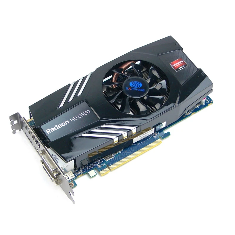 SAPPHIRE HD6850 1GB Video Karten GPU AMD Original Radeon HD 6850 GDDR5 Grafikkarten PC Computer Spiel Karte HDMI PCI-E Nicht Bergbau