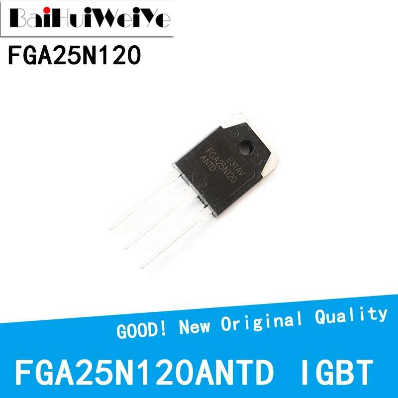 1PCS/LOT FGA25N120 FGA25N120ANTD  IGBT NPT TRENCH 1200V 50A TO-3P New Good Quality Chipset