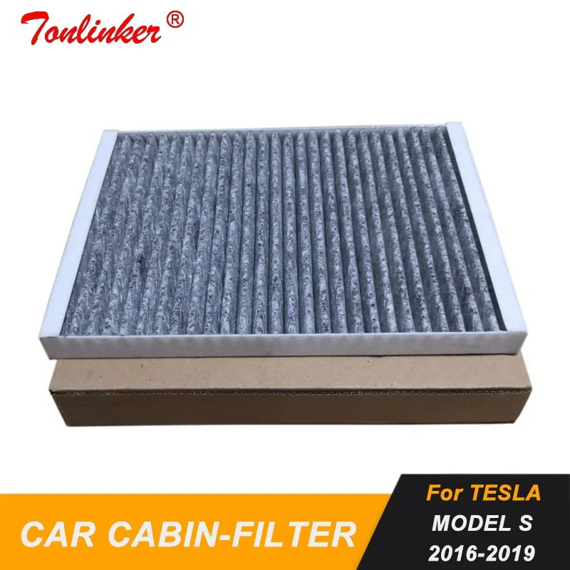 CABIN FILTER For Tesla MODEL S 75 75DAWD 90DAWD P90DAWD P100DAWD 2016 2017 2018 2019 2020 Carbon Filter PM 2.5 OEM 1072736-00-B