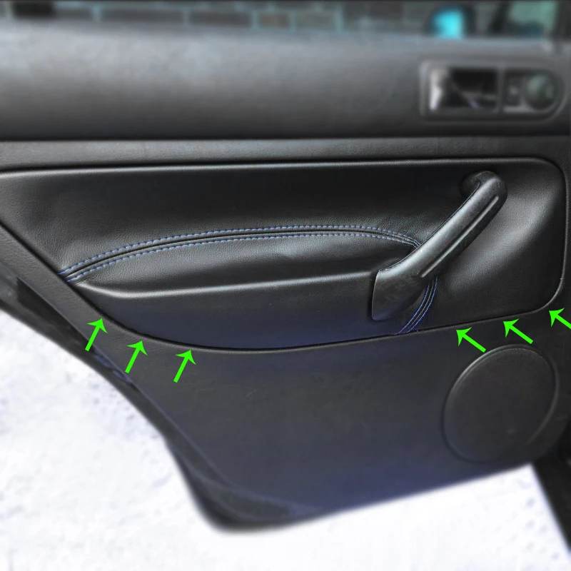 For VW Golf 4 IV MK4 Bora Jetta 1998 1999 2000 2001 2002 - 2005 ONLY RHD 4 Doors Car Armrest Panel Microfiber Leather Cover Trim