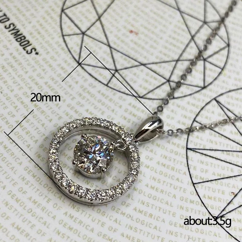 Huitan Active Pendant Necklace with Dazzling Cubic Zirconia Fashion Accessories for Women Delicate Necklace Silver Color Jewelry