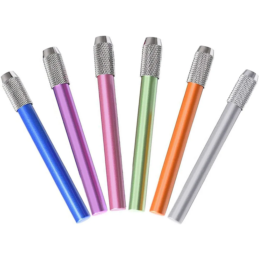 XRHYY 1 Pack Of Assorted Colors Lightweight Aluminum Pencil Lengthener Extender Holder Metal For School Students Suppliers