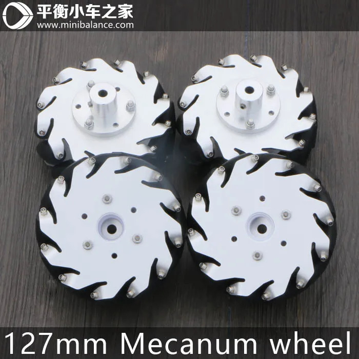 

Omni wheels A set of 4 Mecanum wheels 127mm