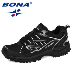 BONA nowi projektanci popularne trampki buty górskie mężczyźni buty trekkingowe człowiek turystyka Camping do uprawiania sportu, na polowania buty modne