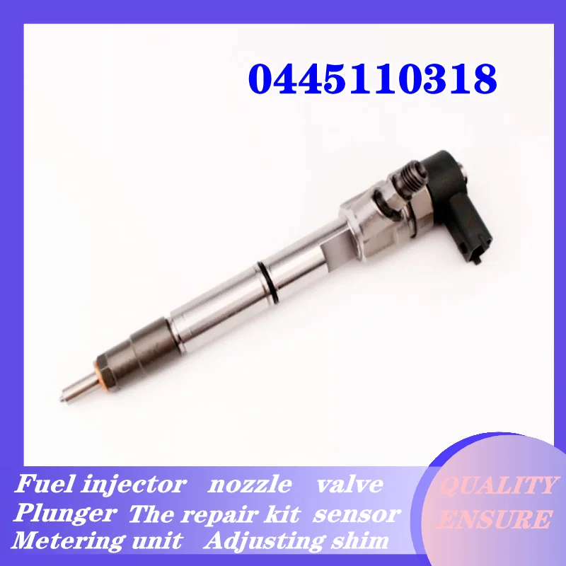 

Diesel Common Rail Injector 0445110318 For D19TC Engine P1719 Of Dongfeng Wind Jianghuai Yunnei