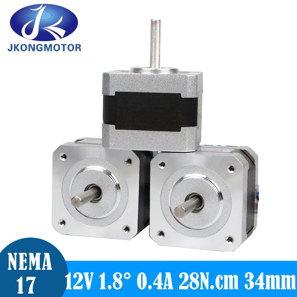 

Nema17 шаговый двигатель 12В высокого качества шаговый двигатель, 1.8deg Nema 17 двигатель 42bygh 0.4A 12V 28N. См 4-lead 5 мм вал Диаметр для 3D принтер