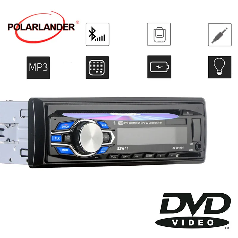 

Car Radio Multimedia 1 Din DVD VCD CD Player Bluetooth 12V Audio DVD MP3 Player Autoradio Stereo SD/USB/AUX-in In-Dash Hand Free