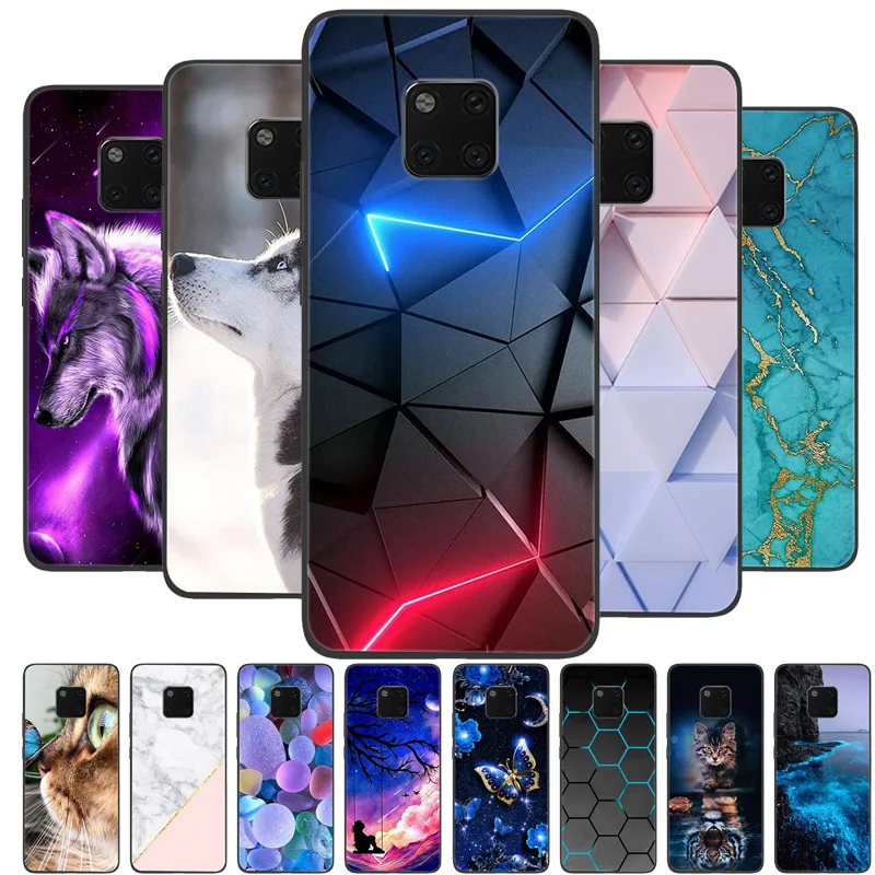 

For Huawei Mate 20 Pro Case Shockproof Matte Soft TPU Silicone Back Cover For For Huawei Mate 20 Pro Phone Case Mate20 Pro Cases