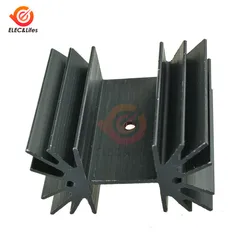 5Pcs 35x42x25.4mm IC Chip Aluminum Heat Sink Cooling Fin For Power Supply Module Motor Mosfet Transistors