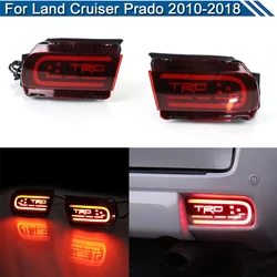 For Toyota Land Cruiser Prado 150 LC150 FJ150 GRJ150 2010-2018 LED Rear Bumper Reflector Lamp Brake Dynamic Turn Signal Light
