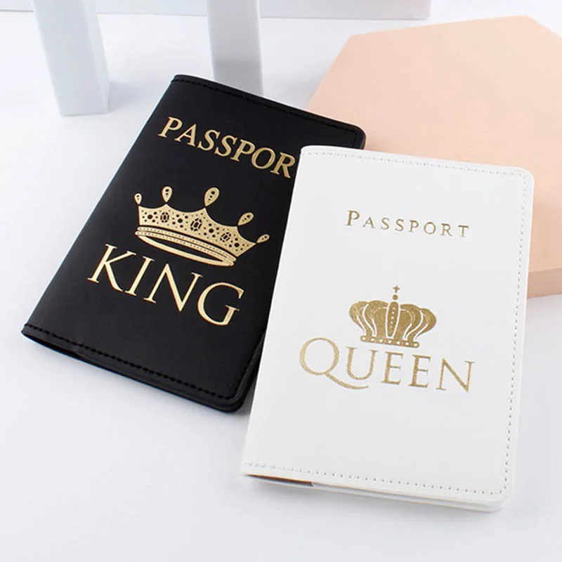 Lover Couple Passport Cover Hot Stamping 