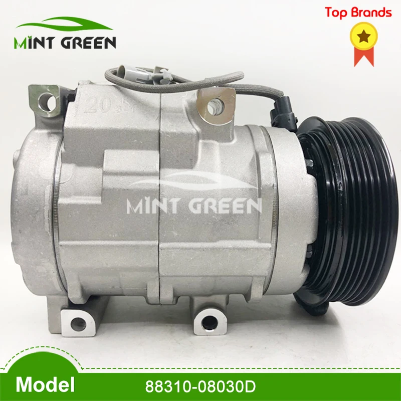 Brand new AC A/C Compressor 12V OR 24V-6PK-120MM 88310-08030D 88310-08030 88320-08050 88320-08051 for toyota air conditioning