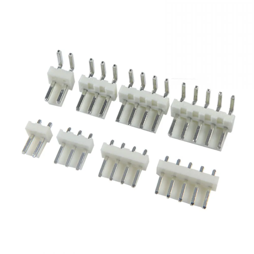 

1000pcs VH 3.96mm 2P 3P 4P 5P 6P 7P 8P 9P 10P 11P 12 Pin 3.96mm pitch straight Right Angle Pin Header Housing JST Connector
