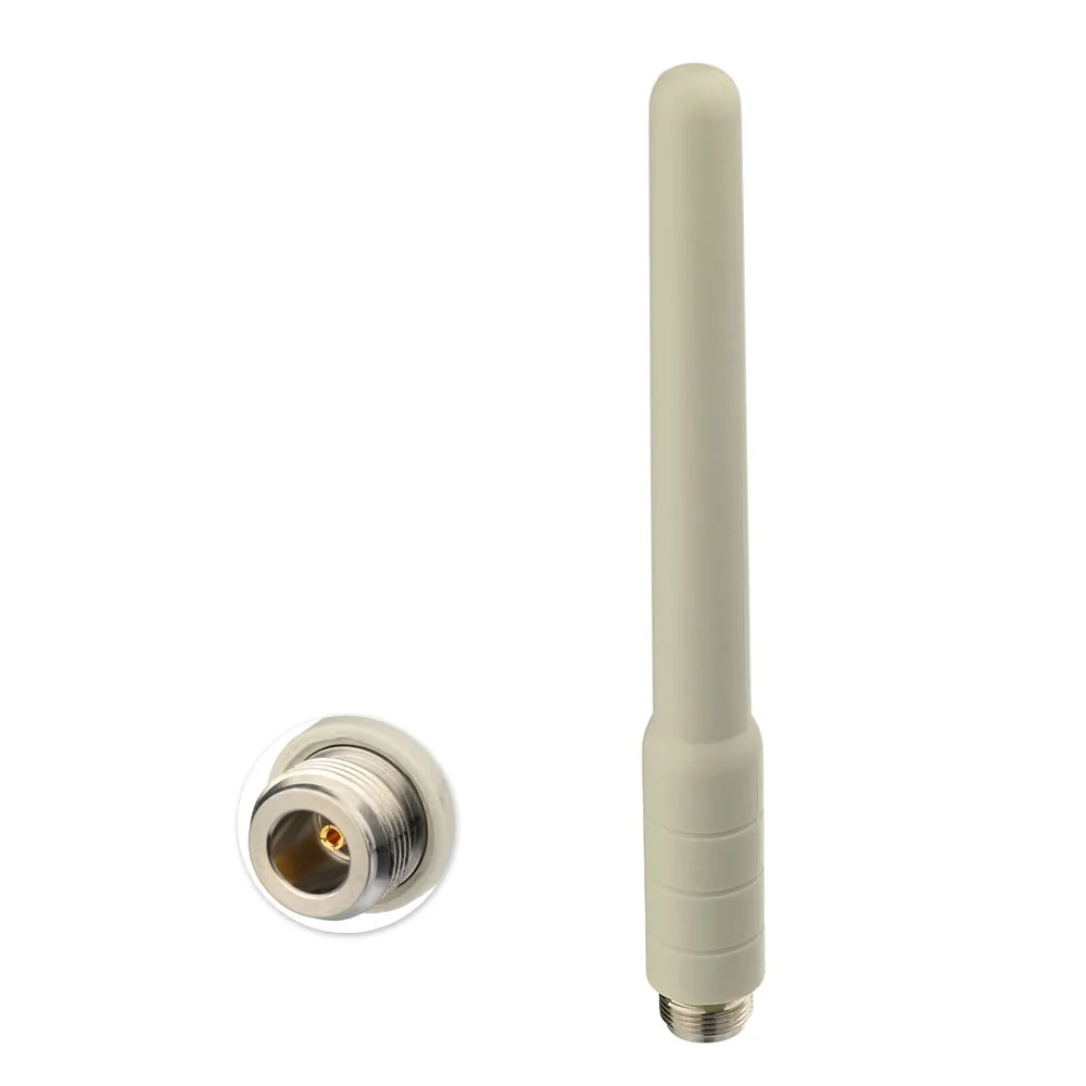 

Superbat 5dbi 5GHz Wifi Indoor Omni-directional Rubber Aerial Antenna N Female Connector Indoor Booster White Color